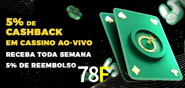 Promoções do cassino ao Vivo 78F